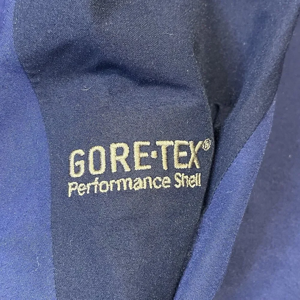 Mountain Hardware Jacket Men's Large Blue Gore-Tex Performance Shell Coat READ